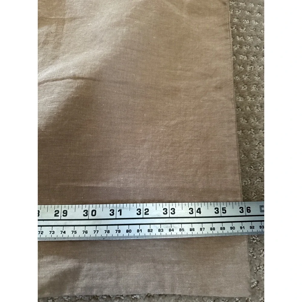 Pottery Barn Belgian Linen King Lounger Sham Set Bronze 26x36 1380366